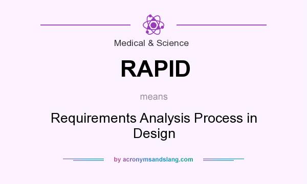 What does RAPID mean? It stands for Requirements Analysis Process in Design