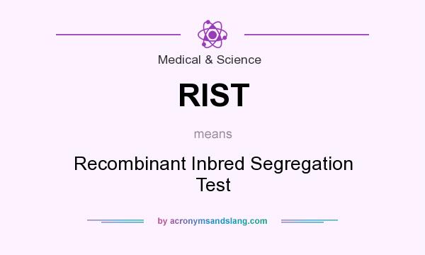 What does RIST mean? It stands for Recombinant Inbred Segregation Test