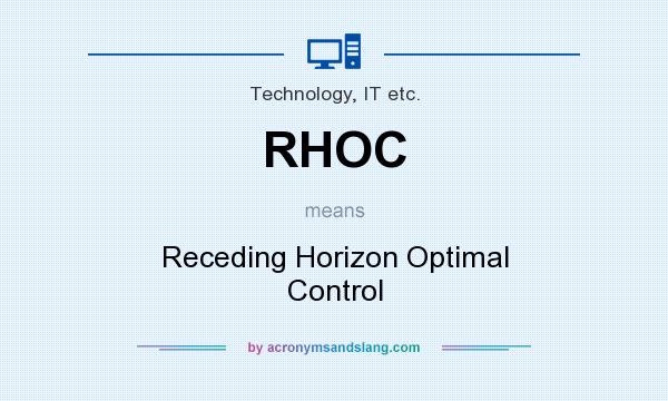 What does RHOC mean? It stands for Receding Horizon Optimal Control