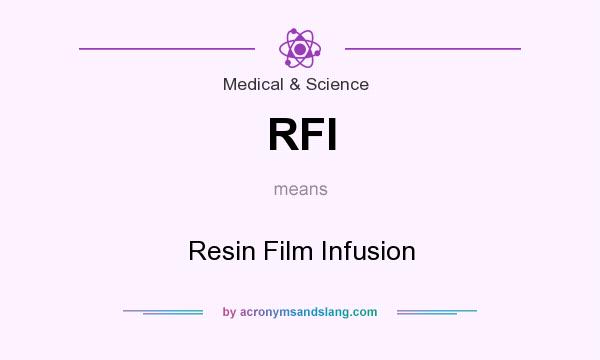 What does RFI mean? It stands for Resin Film Infusion