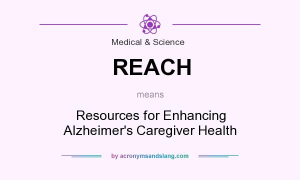 What does REACH mean? It stands for Resources for Enhancing Alzheimer`s Caregiver Health