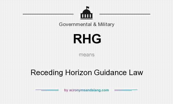 What does RHG mean? It stands for Receding Horizon Guidance Law