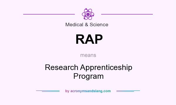 What does RAP mean? It stands for Research Apprenticeship Program