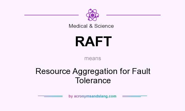 What does RAFT mean? It stands for Resource Aggregation for Fault Tolerance