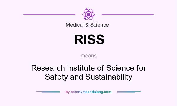 What does RISS mean? It stands for Research Institute of Science for Safety and Sustainability