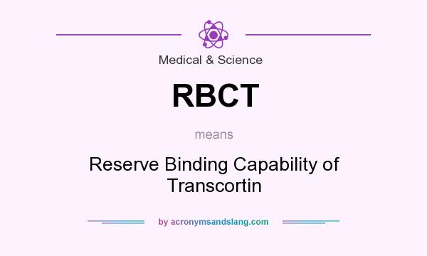 What does RBCT mean? It stands for Reserve Binding Capability of Transcortin