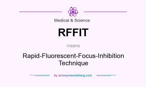 What does RFFIT mean? It stands for Rapid-Fluorescent-Focus-Inhibition Technique