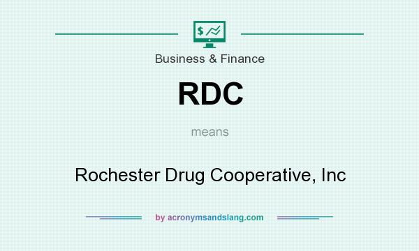 What does RDC mean? It stands for Rochester Drug Cooperative, Inc