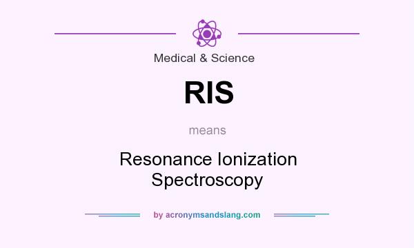 What does RIS mean? It stands for Resonance Ionization Spectroscopy