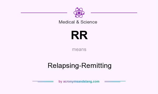 What does RR mean? It stands for Relapsing-Remitting