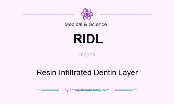 What does RIDL mean? It stands for Resin-Infiltrated Dentin Layer