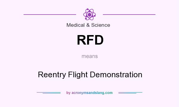 What does RFD mean? It stands for Reentry Flight Demonstration