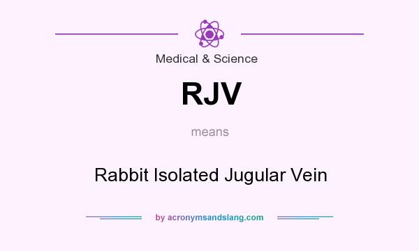 What does RJV mean? It stands for Rabbit Isolated Jugular Vein