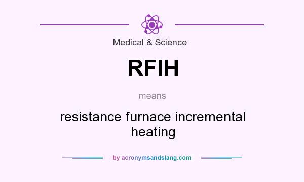 What does RFIH mean? It stands for resistance furnace incremental heating