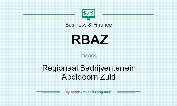 What does RBAZ mean? It stands for Regionaal Bedrijventerrein Apeldoorn Zuid