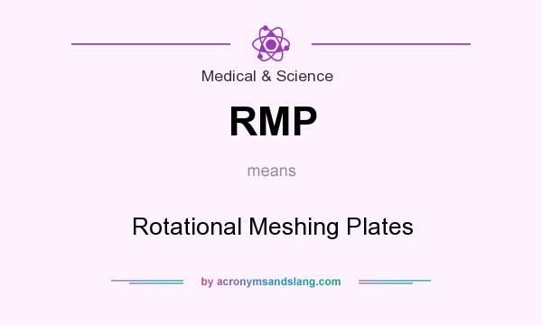 What does RMP mean? It stands for Rotational Meshing Plates