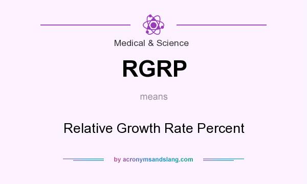 What does RGRP mean? It stands for Relative Growth Rate Percent