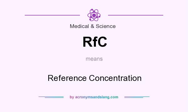 What does RfC mean? It stands for Reference Concentration