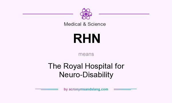 What does RHN mean? It stands for The Royal Hospital for Neuro-Disability