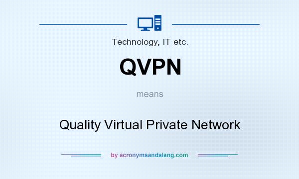 What does QVPN mean? It stands for Quality Virtual Private Network