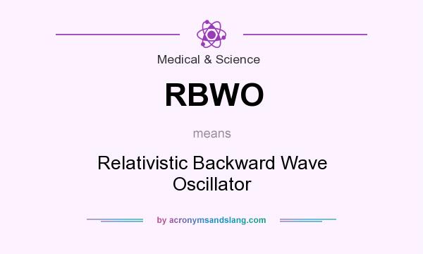 What does RBWO mean? It stands for Relativistic Backward Wave Oscillator