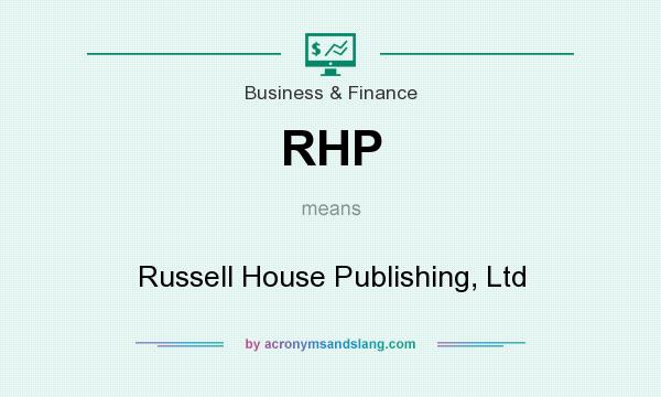 What does RHP mean? It stands for Russell House Publishing, Ltd