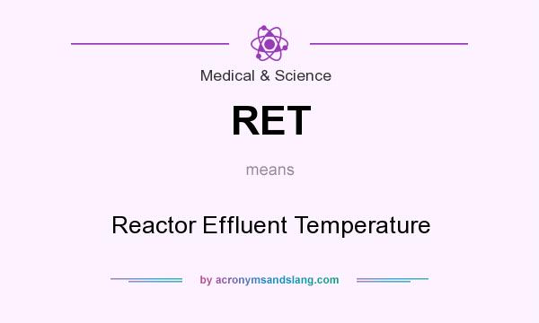 What does RET mean? It stands for Reactor Effluent Temperature