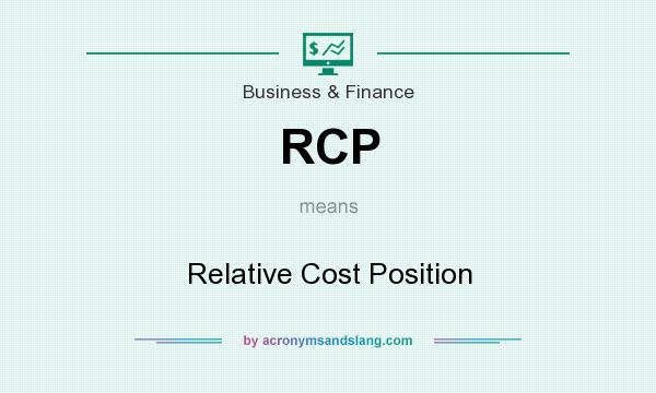What does RCP mean? It stands for Relative Cost Position
