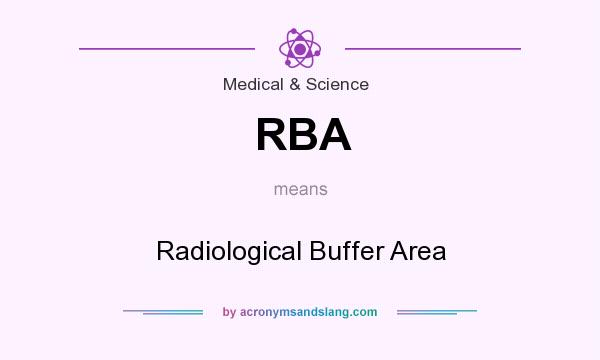 What does RBA mean? It stands for Radiological Buffer Area
