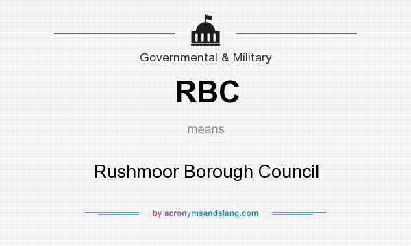 What does RBC mean? It stands for Rushmoor Borough Council