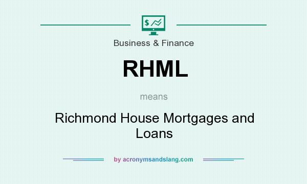 What does RHML mean? It stands for Richmond House Mortgages and Loans