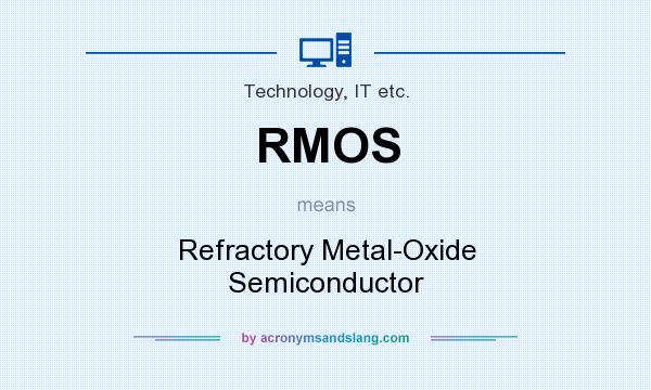 What does RMOS mean? It stands for Refractory Metal-Oxide Semiconductor