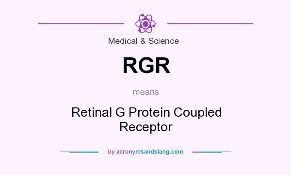 What does RGR mean? It stands for Retinal G Protein Coupled Receptor
