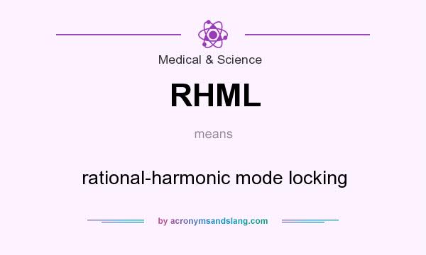 What does RHML mean? It stands for rational-harmonic mode locking