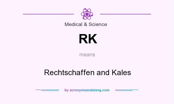 What does RK mean? It stands for Rechtschaffen and Kales