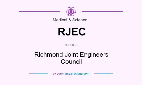 What does RJEC mean? It stands for Richmond Joint Engineers Council