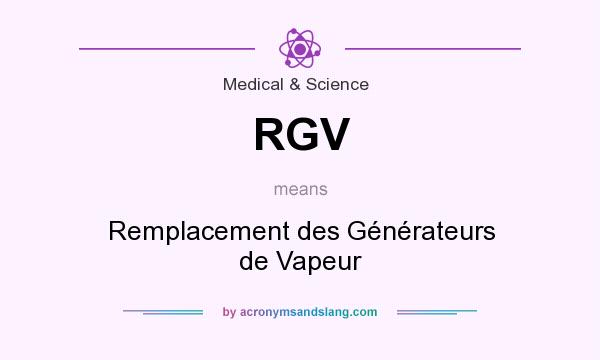 What does RGV mean? It stands for Remplacement des Générateurs de Vapeur