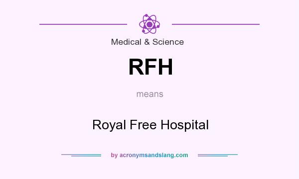 What does RFH mean? It stands for Royal Free Hospital