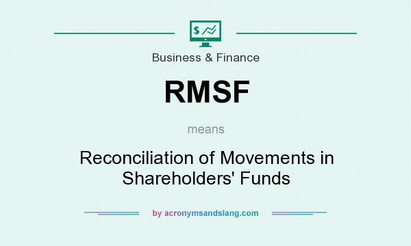 What does RMSF mean? It stands for Reconciliation of Movements in Shareholders` Funds