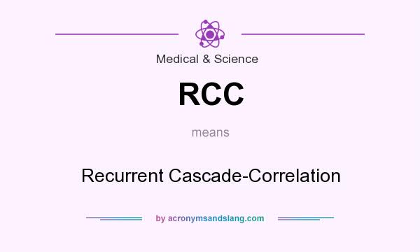 What does RCC mean? It stands for Recurrent Cascade-Correlation
