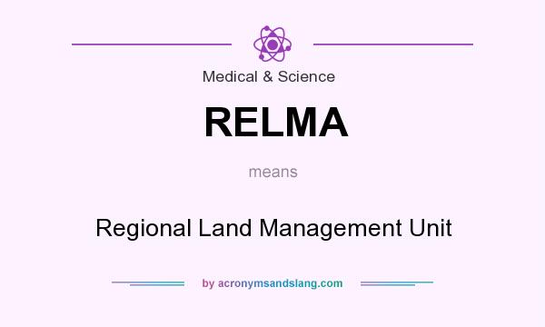 What does RELMA mean? It stands for Regional Land Management Unit