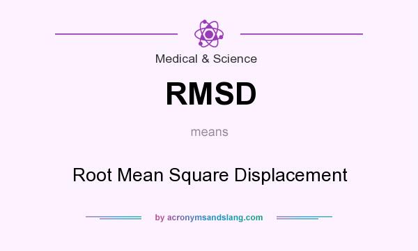 What does RMSD mean? It stands for Root Mean Square Displacement