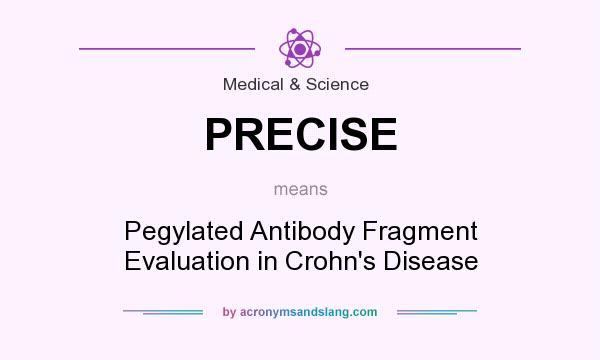 What does PRECISE mean? It stands for Pegylated Antibody Fragment Evaluation in Crohn`s Disease
