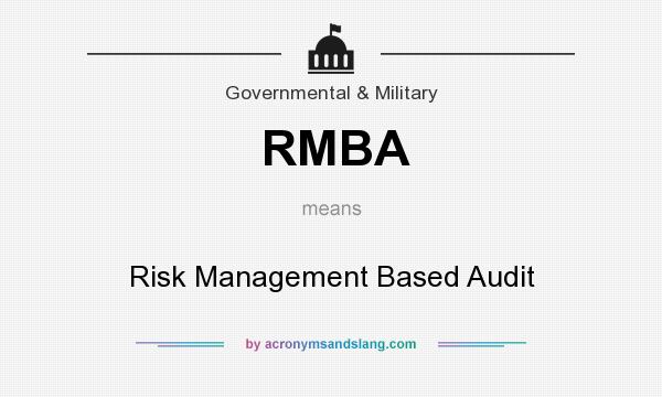 What does RMBA mean? It stands for Risk Management Based Audit