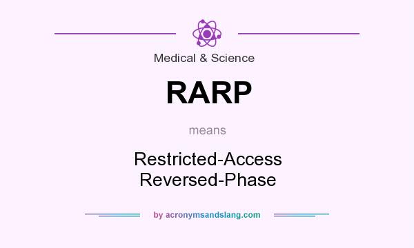 What does RARP mean? It stands for Restricted-Access Reversed-Phase