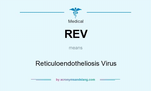 What does REV mean? It stands for Reticuloendotheliosis Virus