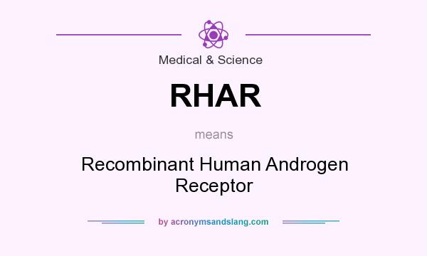 What does RHAR mean? It stands for Recombinant Human Androgen Receptor