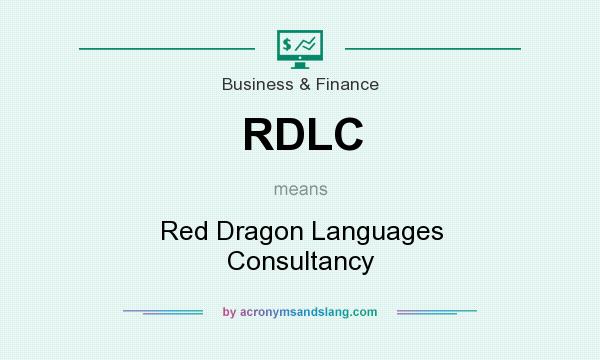 What does RDLC mean? It stands for Red Dragon Languages Consultancy