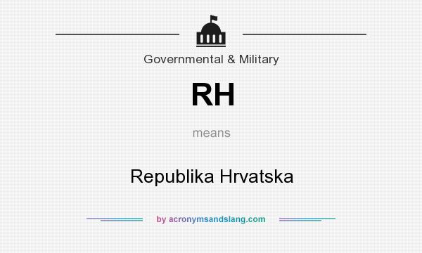 What does RH mean? It stands for Republika Hrvatska