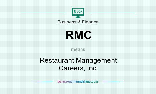 What does RMC mean? It stands for Restaurant Management Careers, Inc.